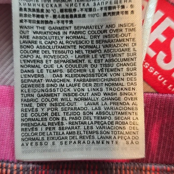 Diesel orange/pink floral pull on skirt-S - Picture 8 of 11